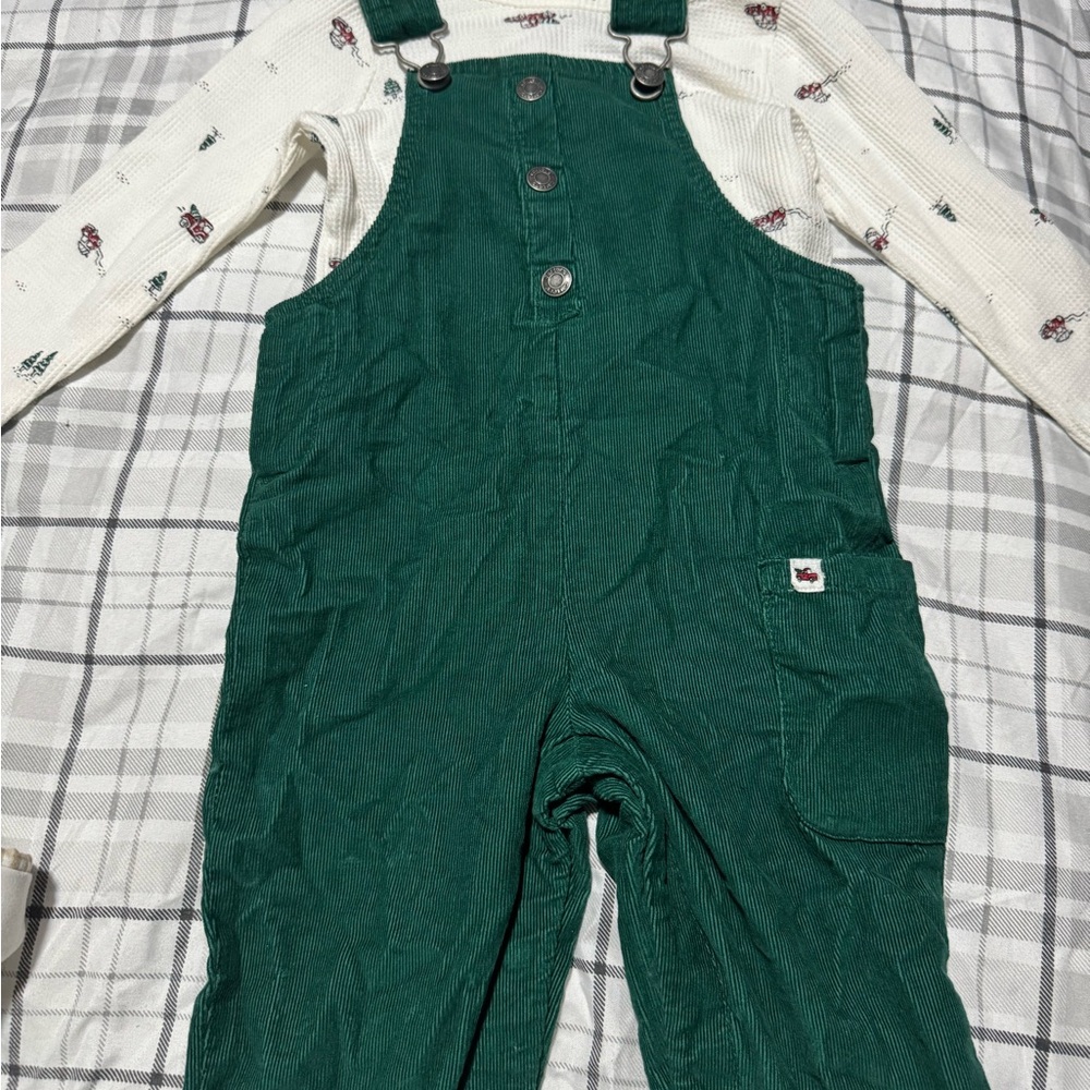 Carter's Teal Corduroy Overalls